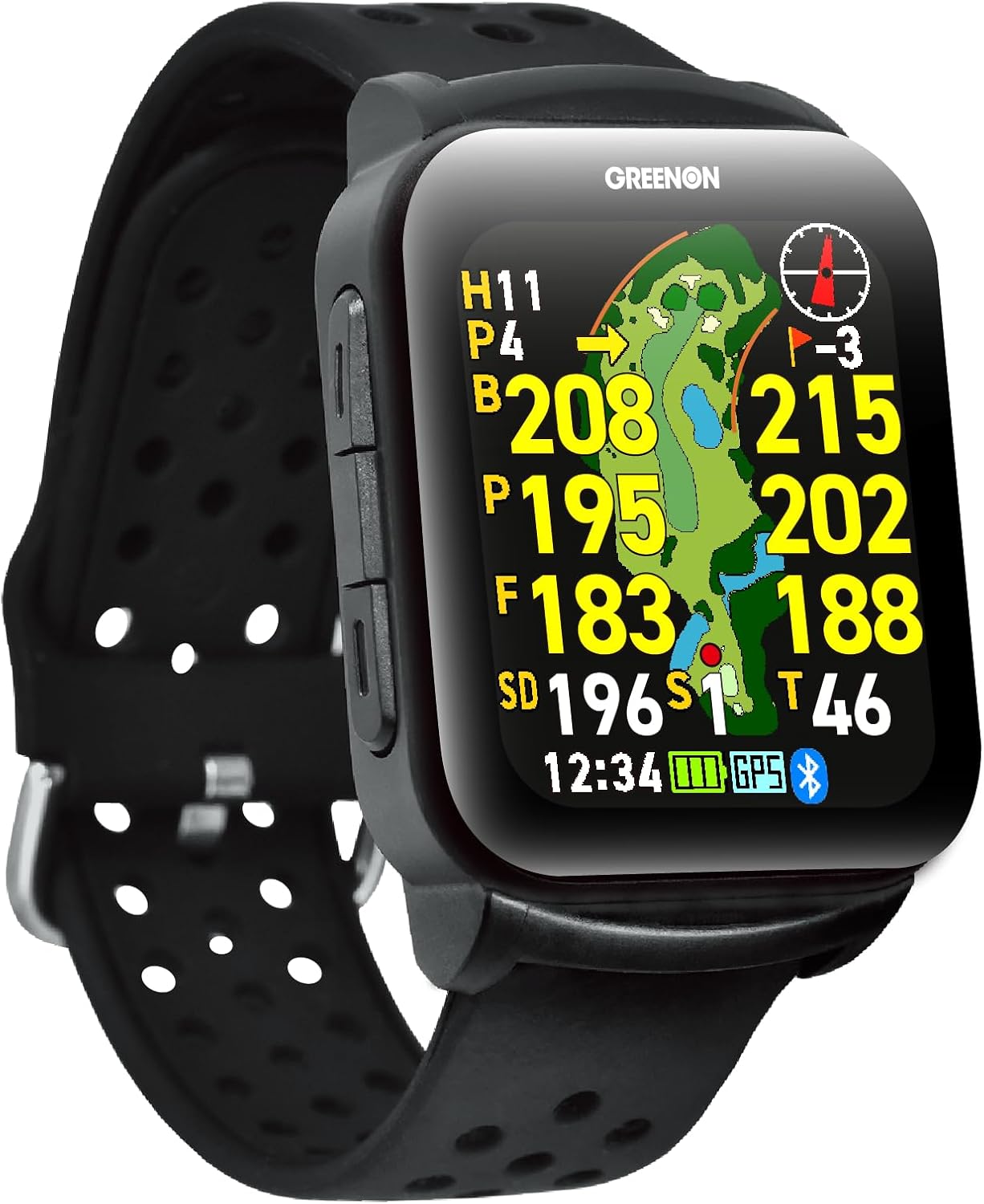 Shot Navi Evolve α Golf GPS Watch ブラック Amazon | Shot Navi